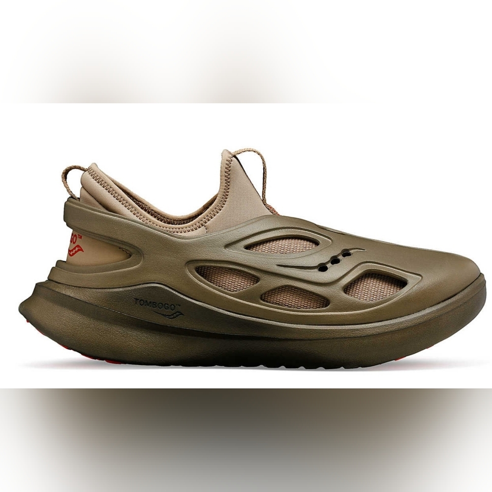 - Saucony TOMBOGO x Butterfly Boulder Brown,SZ.11 - Picture 4 of 10